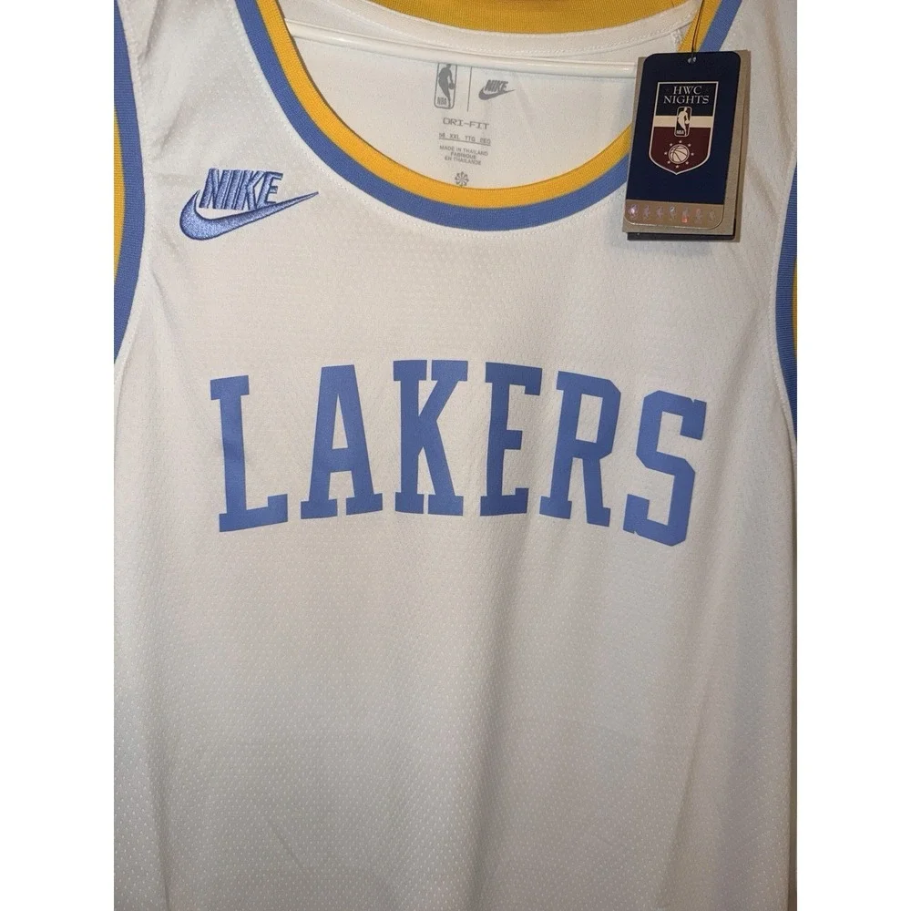 XXL (56) Nike Dri Fit Lakers Classic Edition Swingman Blank retail $120